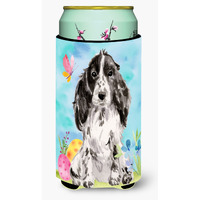"Caroline's Treasures Black Parti Easter Decorative Can Hugger, Tall, Multicolor"