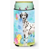 "Caroline's Treasures Dalmatian Easter Decorative Can Hugger, Tall, Multicolor"