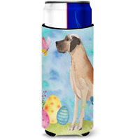 "Caroline's Treasures Fawn Natural Dane Easter Decorative Can Hugger, Slim, Multicolor"