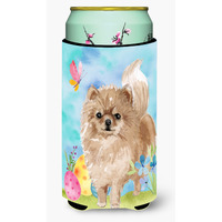 "Caroline's Treasures Pomeranian Easter Decorative Can Hugger, Tall, Multicolor"