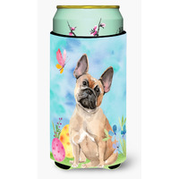 "Caroline's Treasures Fawn French Bulldog Easter Decorative Can Hugger, Tall, Multicolor"