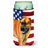 "Caroline's Treasures Boerboel Mastiff Patriotic Decorative Can Hugger, Tall Boy, Multicolor"