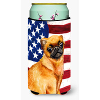 "Caroline's Treasures Small Brabant Griffon Patriotic Decorative Can Hugger, Tall Boy, Multicolor"