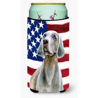 "Caroline's Treasures Weimaraner Patriotic Decorative Can Hugger, Tall Boy, Multicolor"
