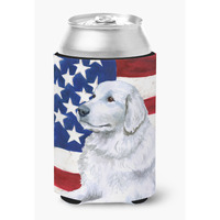 "Caroline's Treasures Maremma Sheepdog Patriotic Decorative Can Hugger, Multicolor"