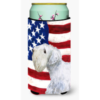 "Caroline's Treasures Sealyham Terrier Patriotic Decorative Can Hugger, Tall Boy, Multicolor"