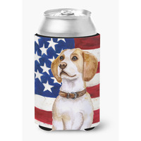 "Caroline's Treasures Beagle Patriotic Decorative Can Hugger, Multicolor"