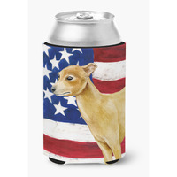 "Caroline's Treasures Italian Greyhound Patriotic Decorative Can Hugger, Multicolor"
