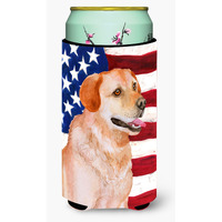 "Caroline's Treasures Labrador Retriever Patriotic Decorative Can Hugger, Tall Boy, Multicolor"