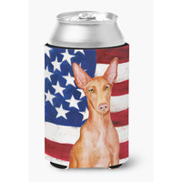 "Caroline's Treasures Pharaoh Hound Patriotic Decorative Can Hugger, Multicolor"
