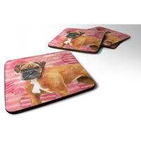 "Caroline's Treasures German Boxer Love Decorative coasters, Multicolor"