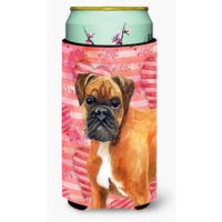 "Caroline's Treasures German Boxer Love Decorative Can Hugger, Tall Boy, Multicolor"