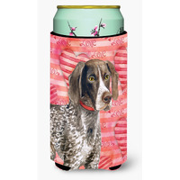 "Caroline's Treasures German Shorthaired Pointer Love Decorative Can Hugger, Tall Boy, Multicolor"