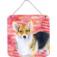 "Caroline's Treasures Pembroke Corgi Metal Print, 6h x 6w, Love is a Dog"