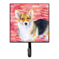 "Caroline's Treasures Pembroke Corgi Love Wall Hook, Small, Multicolor"