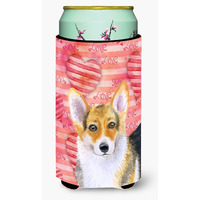 "Caroline's Treasures Pembroke Corgi Love Decorative Can Hugger, Tall Boy, Multicolor"