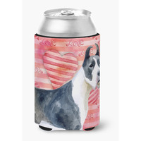 "Caroline's Treasures Harlequin Dane Love Decorative Can Hugger, Multicolor"