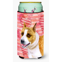 "Caroline's Treasures American Staffordshire Love Decorative Can Hugger, Tall Boy, Multicolor"