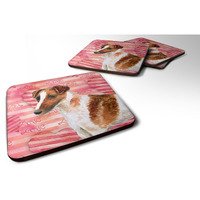"Caroline's Treasures Smooth Fox Terrier Love Decorative coasters, Multicolor"