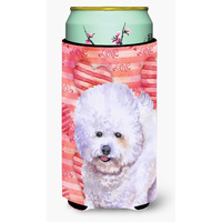 "Caroline's Treasures Bichon Frise Love Decorative Can Hugger, Tall Boy, Multicolor"
