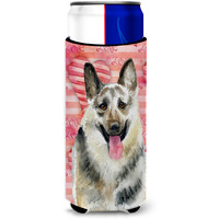 "Caroline's Treasures East-European Shepherd Love Decorative Can Hugger, Slim, Multicolor"