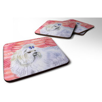"Caroline's Treasures Maltese Love Decorative coasters, Multicolor"