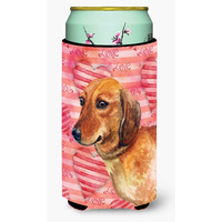 "Caroline's Treasures Dachshund Love Decorative Can Hugger, Tall Boy, Multicolor"