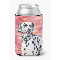 "Caroline's Treasures Dalmatian Love Decorative Can Hugger, Multicolor"
