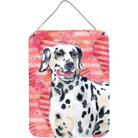 "Caroline's Treasures Dalmatian Love Metal Print, 16"" x 12"", Multicolor"