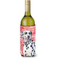"Caroline's Treasures Dalmatian Love Decorative Bottle Hugger, 750ml, Multicolor"