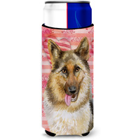 "Caroline's Treasures German Shepherd Love Decorative Can Hugger, Slim, Multicolor"