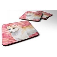 "Caroline's Treasures Siberian Husky Love Decorative coasters, Multicolor"