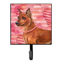 "Caroline's Treasures Miniature Pinscher Love Wall Hook, Small, Multicolor"
