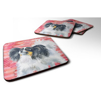 "Caroline's Treasures Papillon Love Decorative coasters, Multicolor"