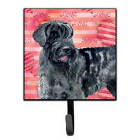 "Caroline's Treasures Giant Schnauzer Love Wall Hook, Small, Multicolor"