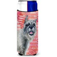 "Caroline's Treasures Schnauzer Love Decorative Can Hugger, Slim, Multicolor"