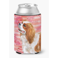 "Caroline's Treasures Cavalier Spaniel Love Decorative Can Hugger, Multicolor"