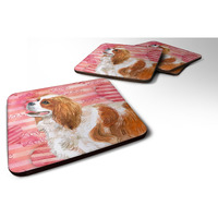 "Caroline's Treasures Cavalier Spaniel Love Decorative coasters, Multicolor"