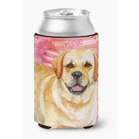 "Caroline's Treasures Golden Retriever Love Decorative Can Hugger, Multicolor"