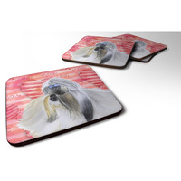 "Caroline's Treasures Shih Tzu Love Decorative coasters, Multicolor"