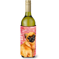 "Caroline's Treasures Small Brabant Griffon Love Decorative Bottle Hugger, 750ml, Multicolor"