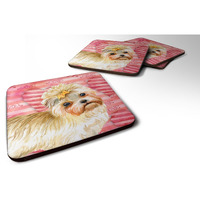 "Caroline's Treasures Morkie Love Decorative coasters, Multicolor"