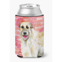 "Caroline's Treasures Irish Wolfhound Love Decorative Can Hugger, Multicolor"