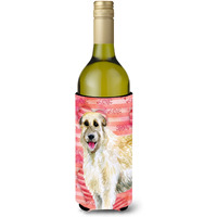 "Caroline's Treasures Irish Wolfhound Love Decorative Bottle Hugger, 750ml, Multicolor"