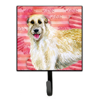 "Caroline's Treasures Irish Wolfhound Love Wall Hook, Small, Multicolor"