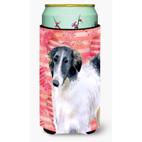 "Caroline's Treasures Borzoi Love Decorative Can Hugger, Tall Boy, Multicolor"