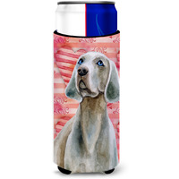 "Caroline's Treasures Weimaraner Love Decorative Can Hugger, Slim, Multicolor"