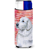 "Caroline's Treasures Maremma Sheepdog Love Decorative Can Hugger, Slim, Multicolor"