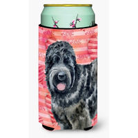"Caroline's Treasures Black Russian Terrier Love Decorative Can Hugger, Tall Boy, Multicolor"