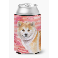 "Caroline's Treasures Shiba Inu Love Decorative Can Hugger, Multicolor"